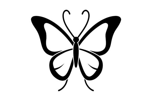 Butterfly Clip Art Black Silhouette: A Designer's Essential Asset