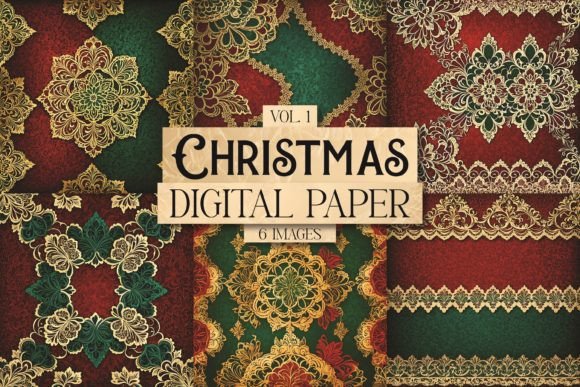 Christmas Digital Paper Vol. 1: Elevating Your Holiday Designs