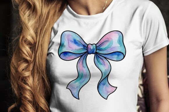 Elevate Your Designs with a Hand-Painted Watercolor Bow
