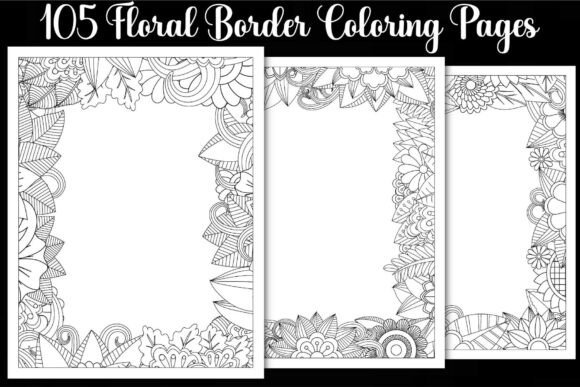 Floral Border Coloring Pages: Your Toolkit for Elegant Design