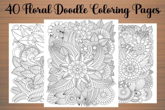 Floral Doodle Coloring Pages for Adults: Unlocking Mindful Creativity