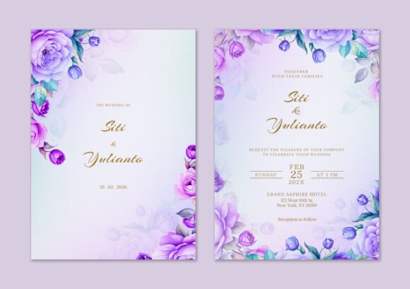 Floral Frame Wedding Invitation: Your Canvas for Creativity