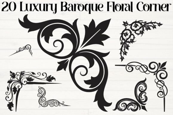 Luxury Baroque Floral Corner: Elevating Your Design Aesthetic