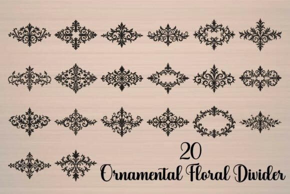 Ornamental Floral Divider: A Guide to Vintage Elegance