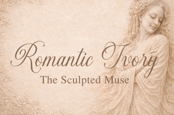 Romantic Ivory: The Sculpted Muse for Elegant Design