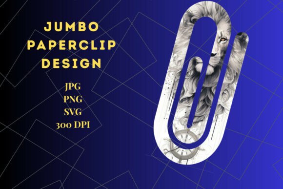 Steampunk Lion Paperclip Design: A Bold Fusion of Art and Function